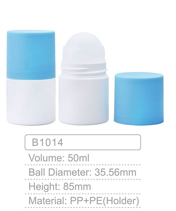 b1014 cosmetic packaging roll on bottle largecustom roll on deodorant bottlefrasco desodorante eco friendly deodorant roll on bottle-1