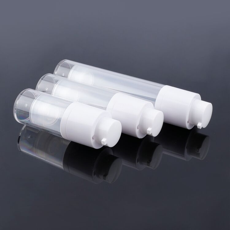 A06 Plastic Personal Care Acrylic 30ml Pump Bottle Airless for Cosmetic Packing,airless Pump Bottle 15ml,airless Pump Bottle 30ml manufacture