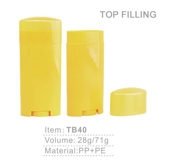 tb40 factory supply 28g 71g white yellow deodorant stick tube top filling empty cosmetic deodorant container-1
