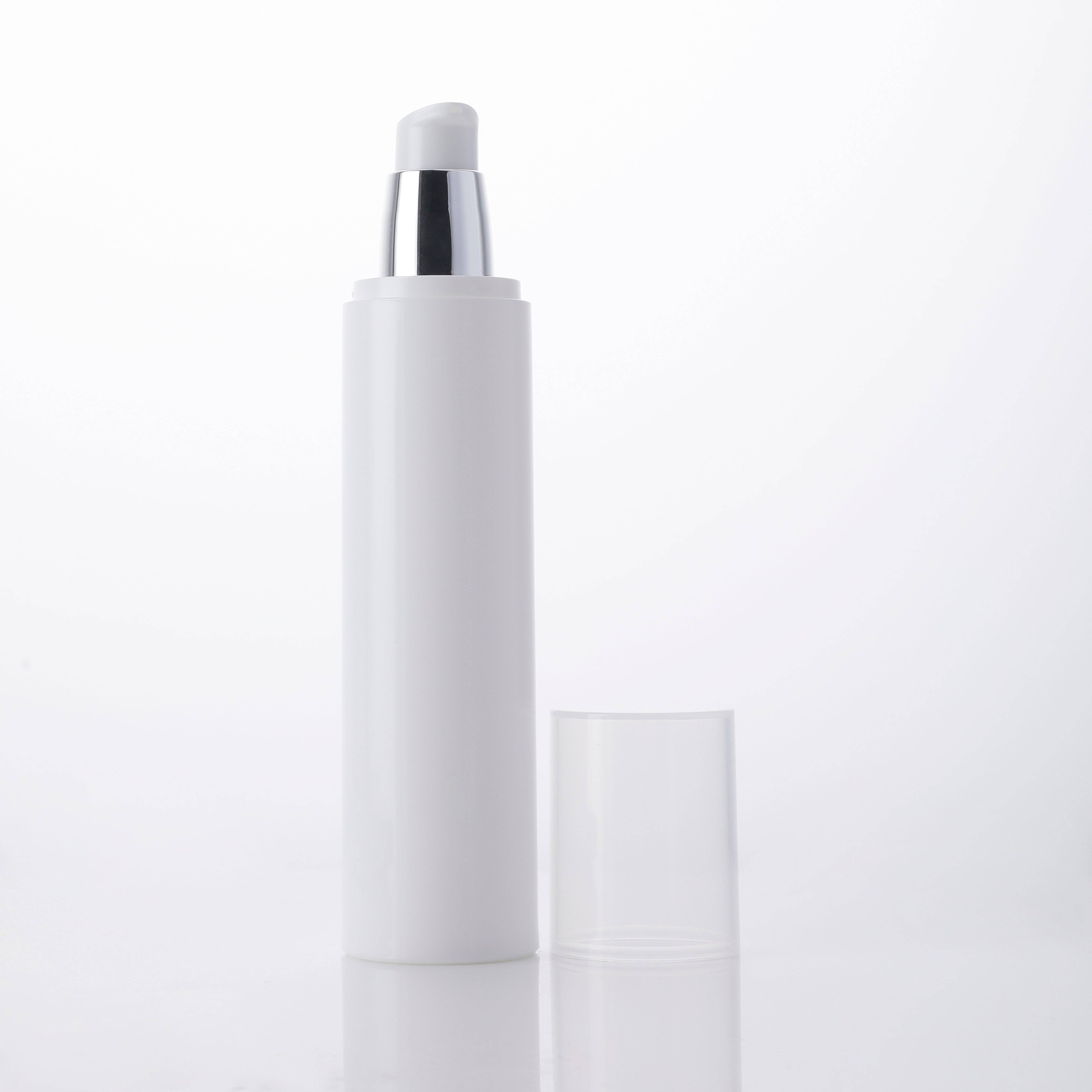 A32 Beauty Care Custom logo Plastic Airless Bottle With Lotion,100ml 120ml Lotion Round Airless Pump Acrylic Bottles for Cosmetics factory