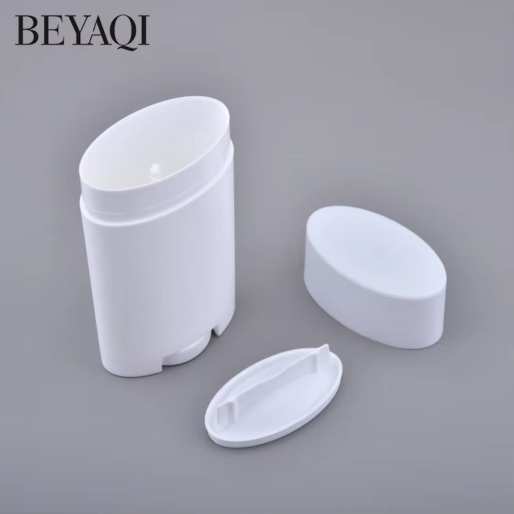 Empty 75G Antiperspirant Deodorant Packaging Solid Perfume Deodorant Stick Container Refillable Plastic Deodorant Bottle factory