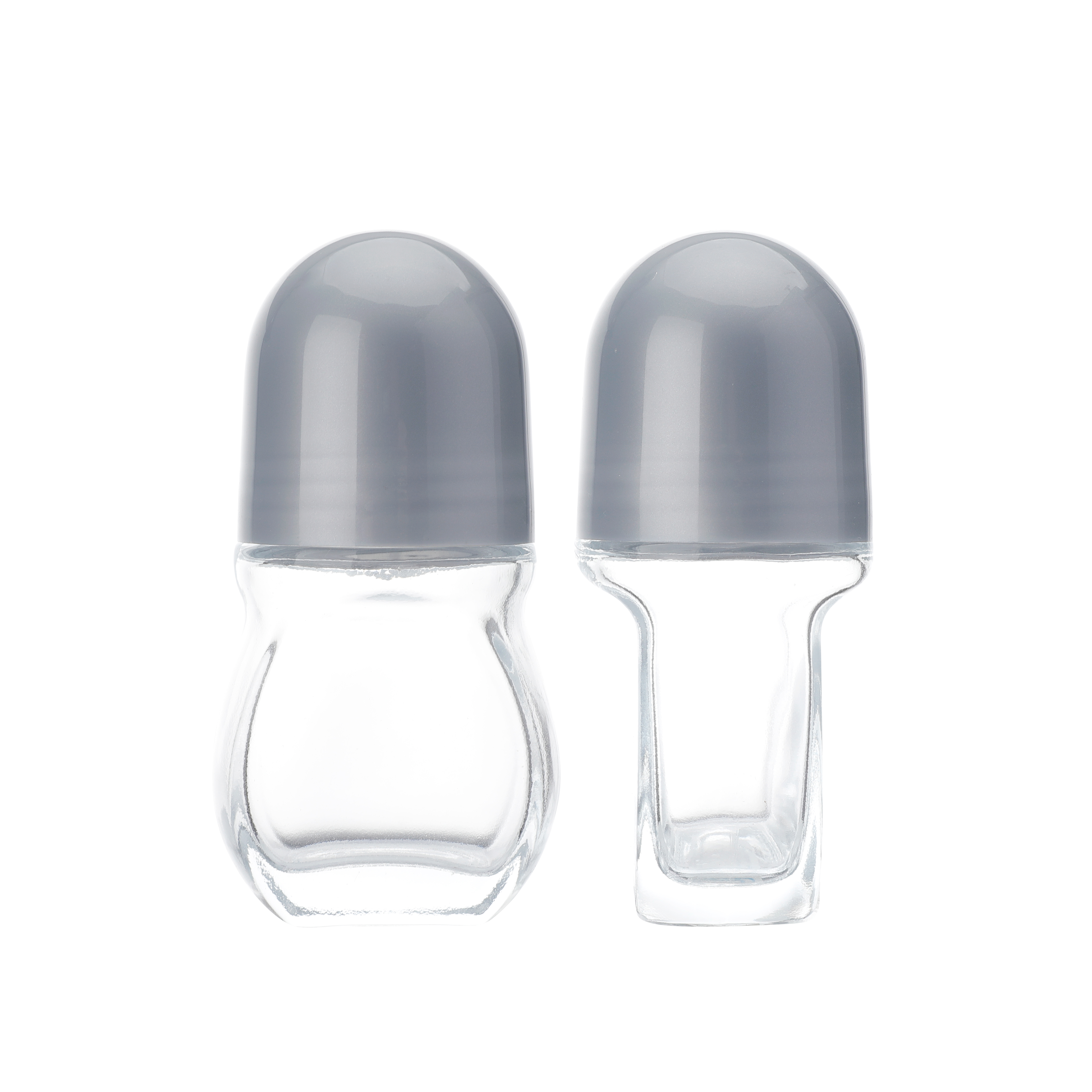 B2005 50ml Colorful Essential Oil Glass Perfume Roll on Glass Roller Bottle,deodorant Glass Rolling Ball Custom Roll on Bottle supplier