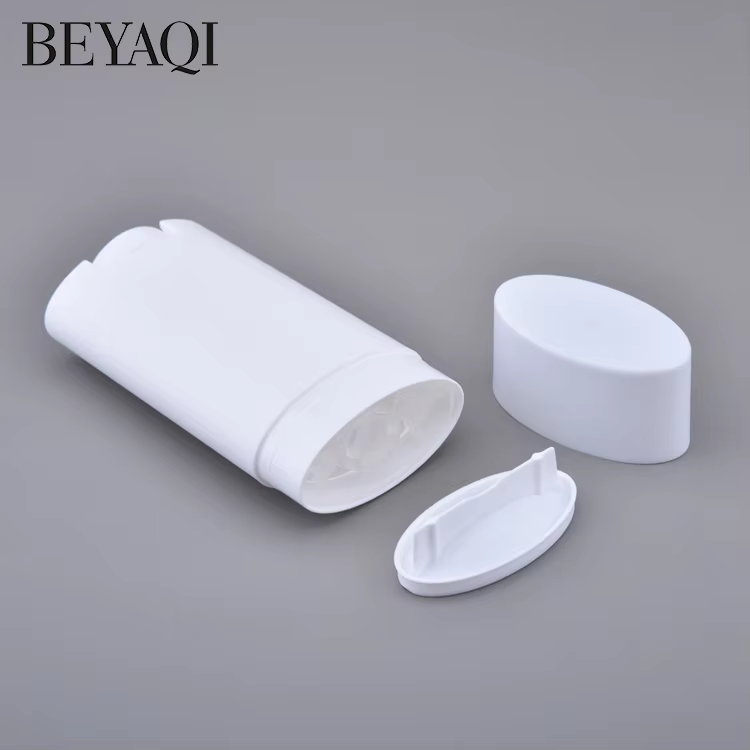 Empty 75G Antiperspirant Deodorant Packaging Solid Perfume Deodorant Stick Container Refillable Plastic Deodorant Bottle factory
