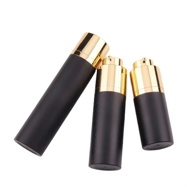 Airless pump bottles protect from oxidation.