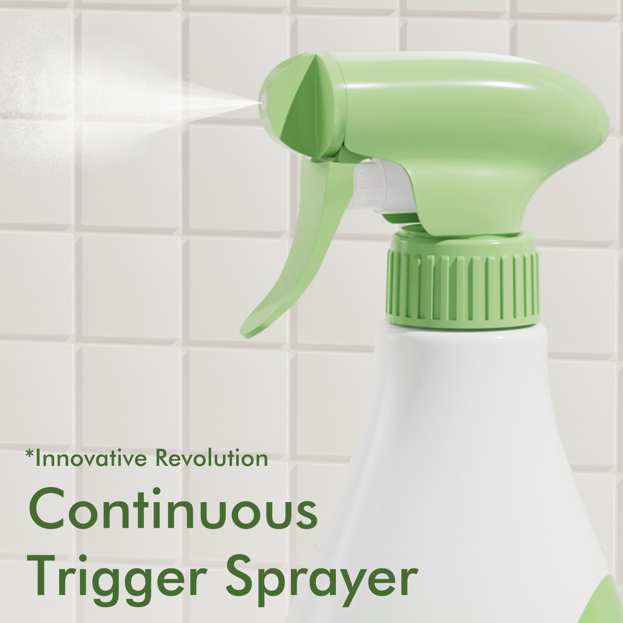 T3500 New Plastic Innovation Revolution 28/410 PP Chemical Eco Recyclable Eco-friendly Fine Mist Spray Sustainable Continuous Trigger Sprayers