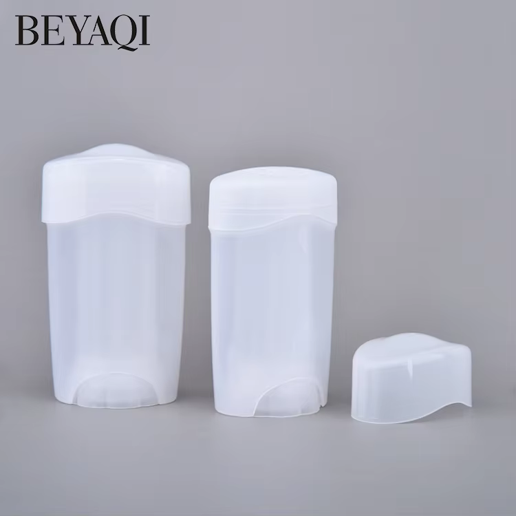 Solid Perfume Antiperspirant Deodorant Stick Container 45g Plastic Deodorant Bottle With Screw Cap Seal supplier