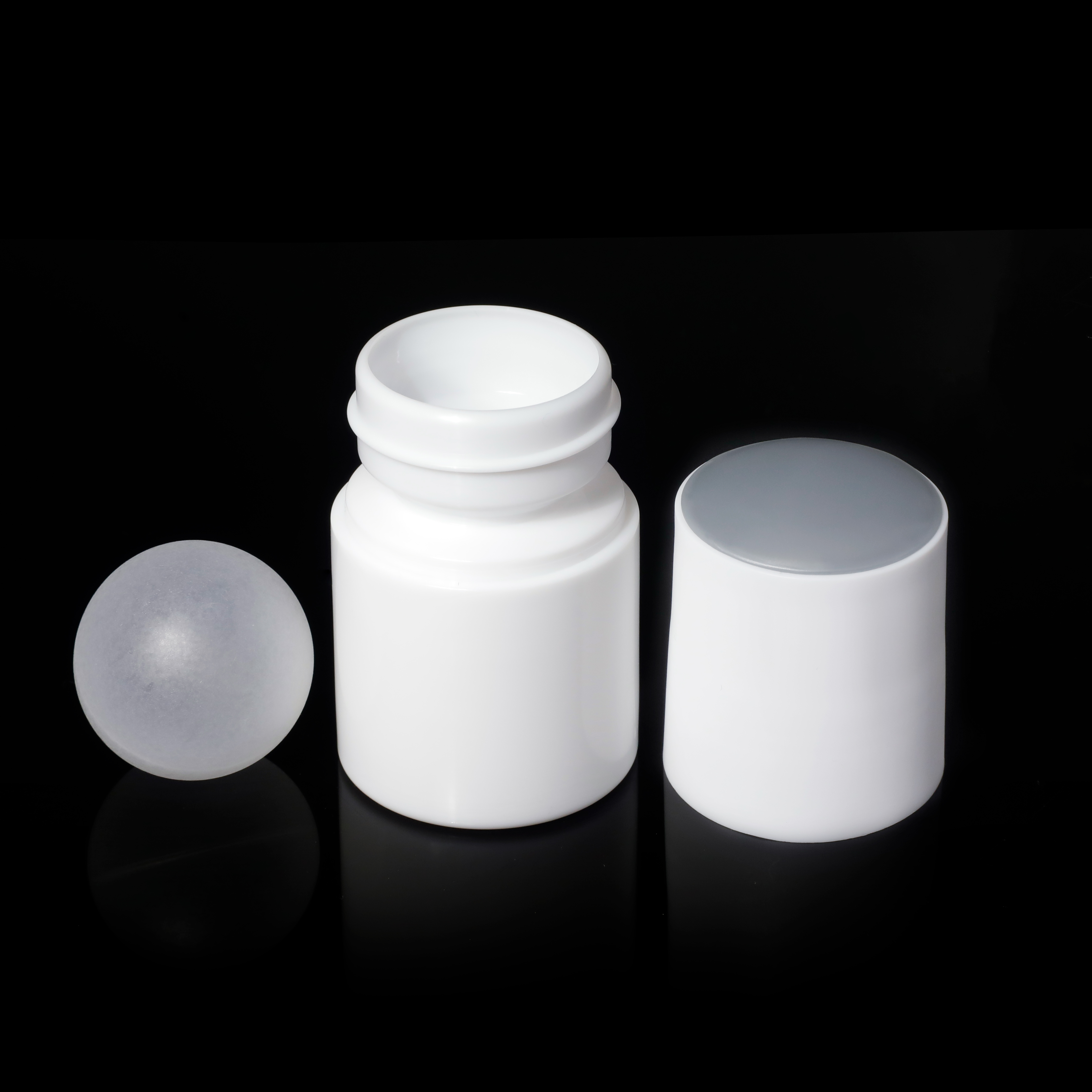 B1025A Personal Care Custom Liquid Deodorant Bottle,50 ml Roller Bottle,custom Matte Plastic Deodorant Bottle supplier