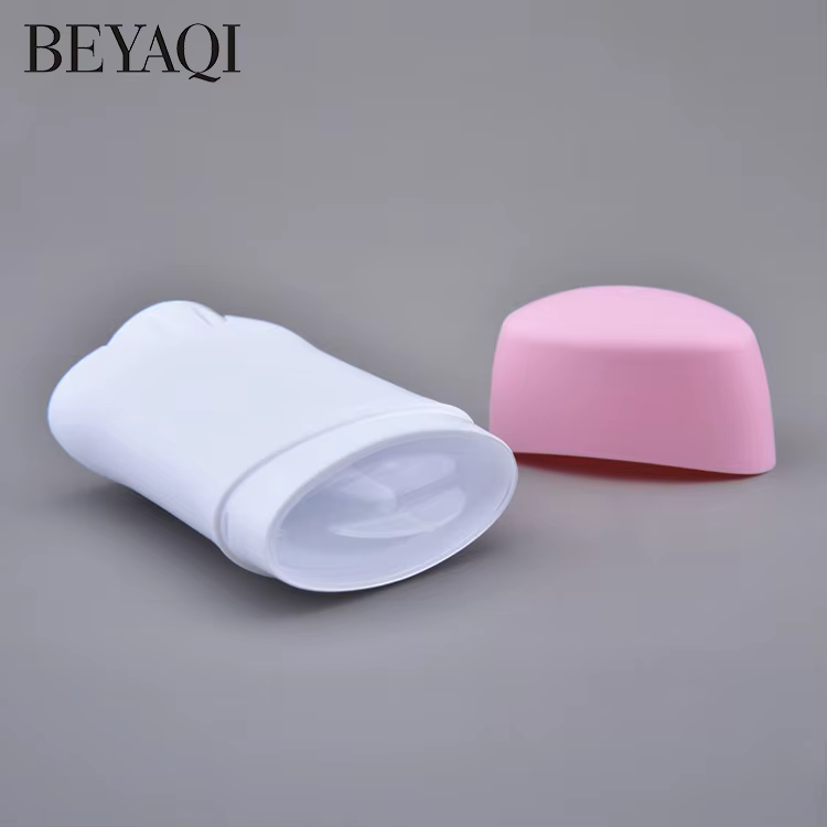30g 50g 75g Empty Cosmetic Tube Flat Oval Plastic PP Perfume Deodorant Cream Sunscreen Blush Lipstick Lip Balm Stick Bottle details