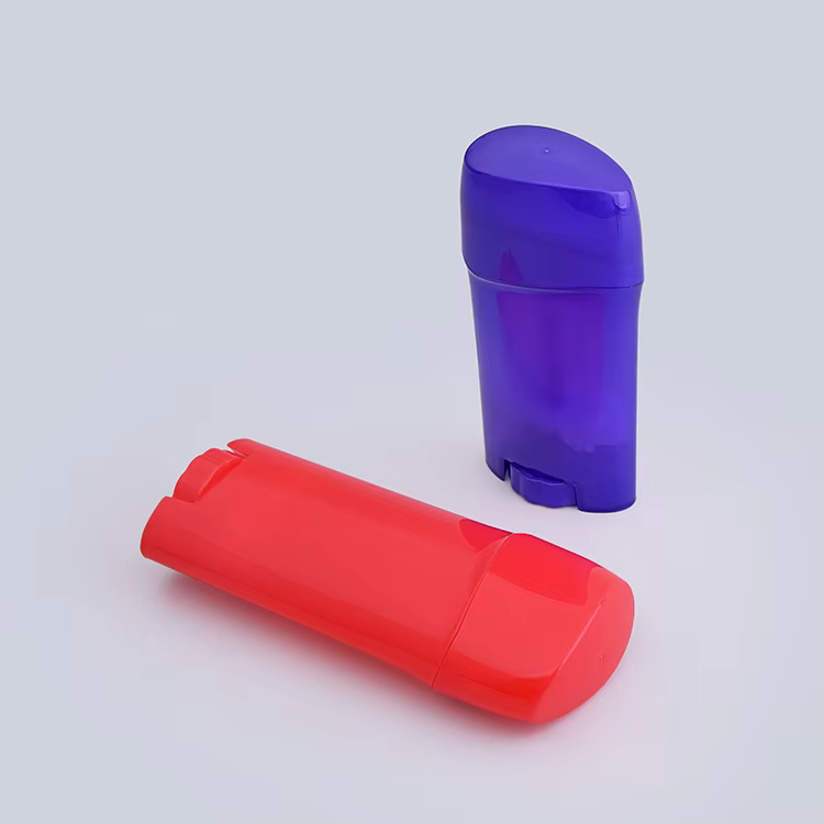 New Custom Luxury White PP Fragrance Deodorant Bottle 40g 65g Antiperspirant Women Men Plastic Solid Deodorant Stick Bottle supplier