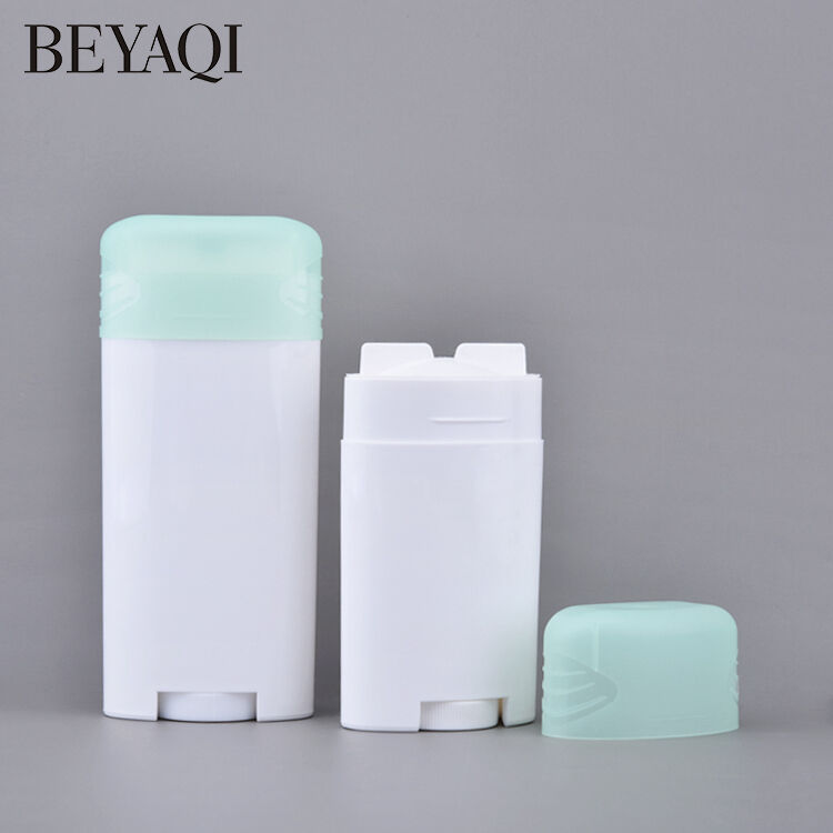 TB08 Natural Vegan Organic Body Deodorant Roll on Stick 40g 76g Oval Flat Perfume Body Deodorant Antiperspirant Stick manufacture