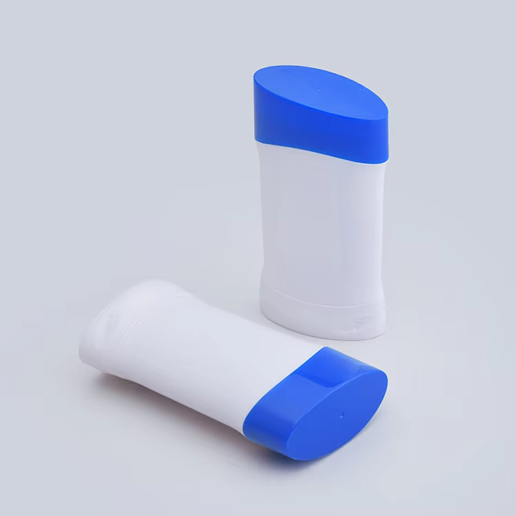 Custom Empty Flat Deodorant Stick Container Refillable Round Twist up Tubes Packaging for Deodorant Stick supplier