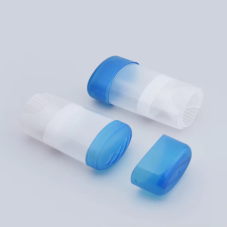 PP PE Stick Container Cosmetic Antiperspirant Oil Roller Bottle 48g Plastic Deodorant Stick Roll on Bottle details