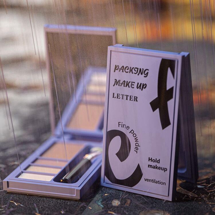 PC7041 High Quality 4 Colors Multifunctional Luxury Custom Eyeshadow case With Mirror,eyeshadow Palette Container case supplier