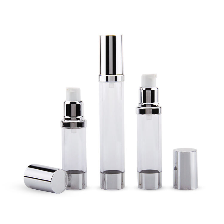 A10 Empty Cosmetic 15ml 20ml 30ml Lotion Airless Pump Bottle,Serum Cream Cosmetic Bottle,Luxury Airless Spray Pump Bottle