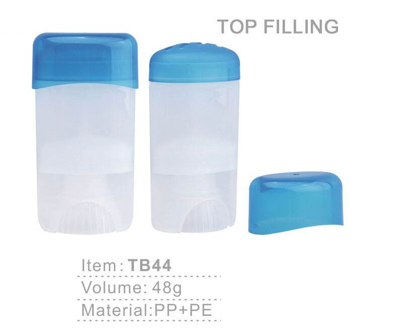 tb44 pp pe stick container cosmetic antiperspirant oil roller bottle 48g plastic deodorant stick roll on bottle-1