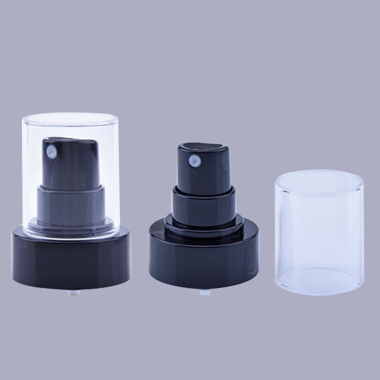 L5530 Manufacturer 24mm Black Cosmetic Press Liquid Foundation Pump,plastic Treatment Pump Black,20/410 Treatment Pump Black