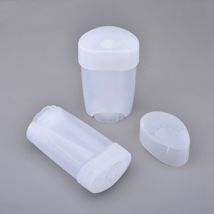 TB17 Solid Perfume Antiperspirant Deodorant Stick Container 45g Plastic Deodorant Bottle With Screw Cap Seal