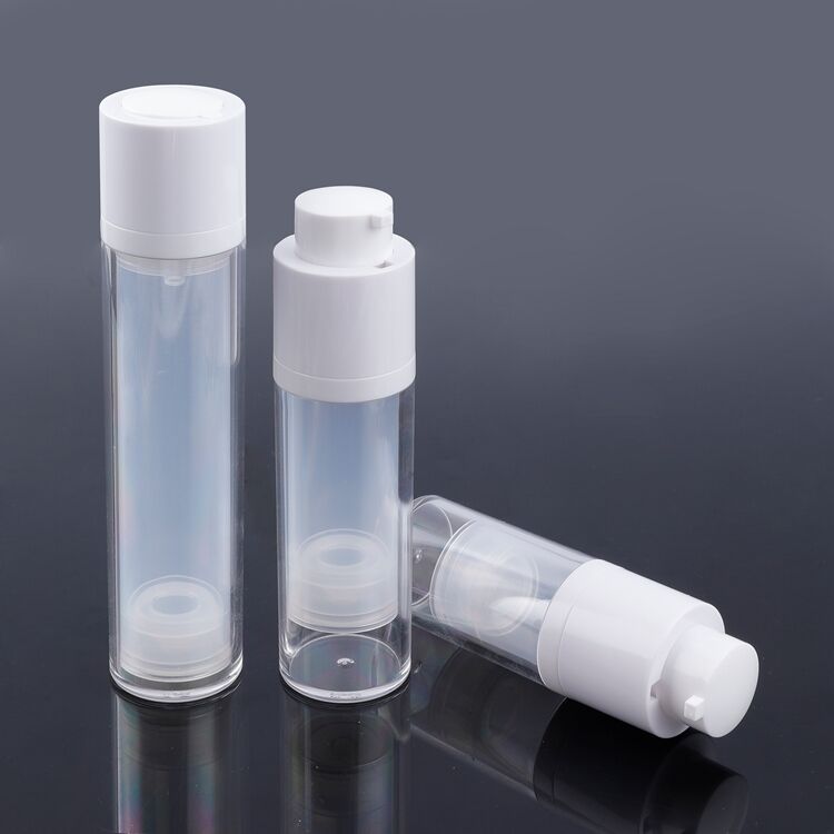 A06 Plastic Personal Care Acrylic 30ml Pump Bottle Airless for Cosmetic Packing,airless Pump Bottle 15ml,airless Pump Bottle 30ml details