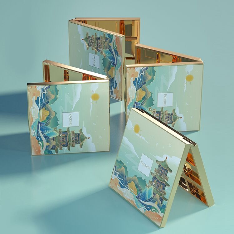 PC7037 Wholesale Makeup Eye Shadow Palette Empty Eyeshadow Palette Case,hard case Eyeshadow Palette,eyeshadow Powder case factory