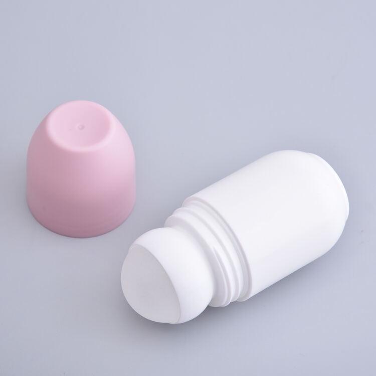 B1027A Wholesale Custom Eco Friendly 75ml Empty Plastic Deodorant Roller Ball Bottles Empty Roll on Bottle Containers supplier