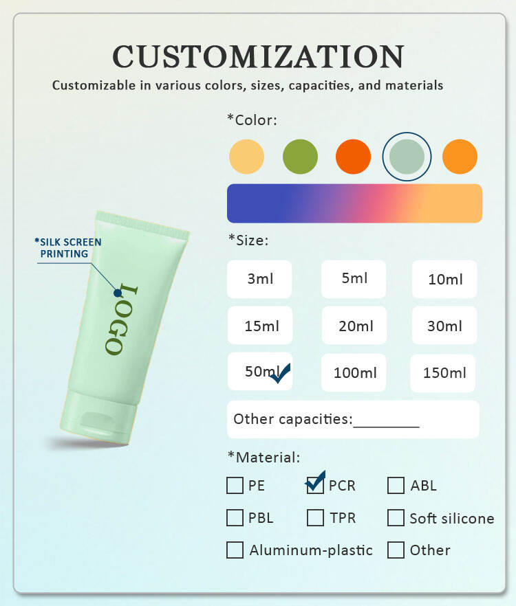 RT Facial Cleanser Eye Cream Liquid Soap Shampoo Plastic Face Mask Skin Care Serum Body Lotion Soft Cosmetic Packaging Squeeze Tube manufacture