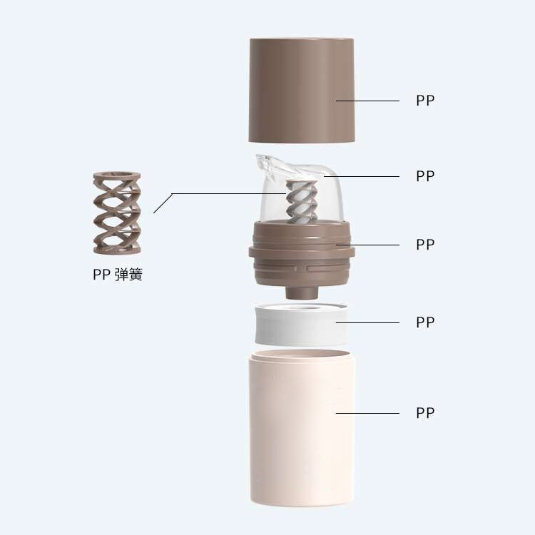 a20 cosmetic packaging personal care eye cream shampoo body wash hand soap lotion cosmetic foam airless pumps bottle for cosmetics-2