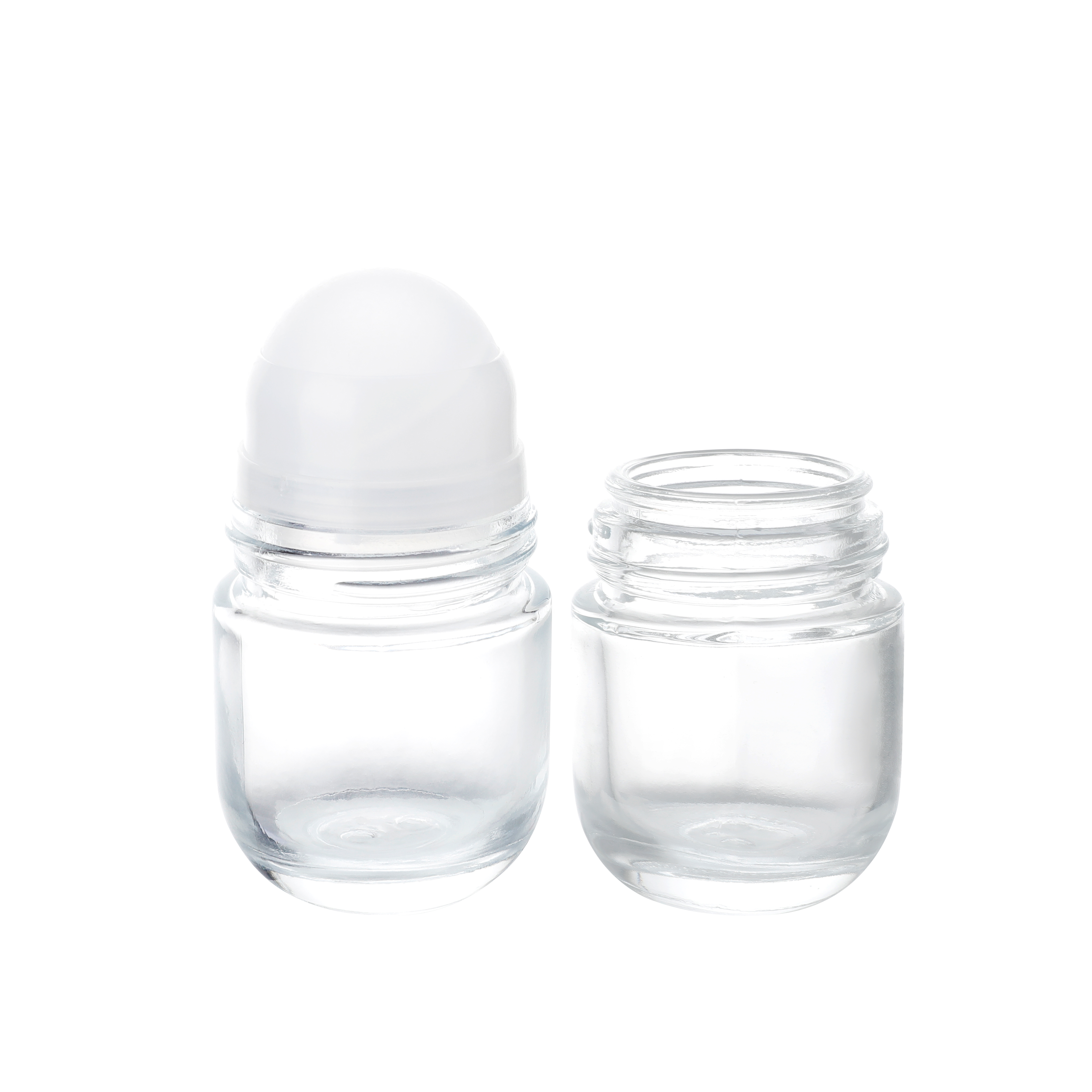 B2006 Cosmetic Packaging Empty Essential Oil Perfume Glass Roll on Bottle 50ml,empty Roller Ball Perfume Oil Bottle Roll on Glass factory