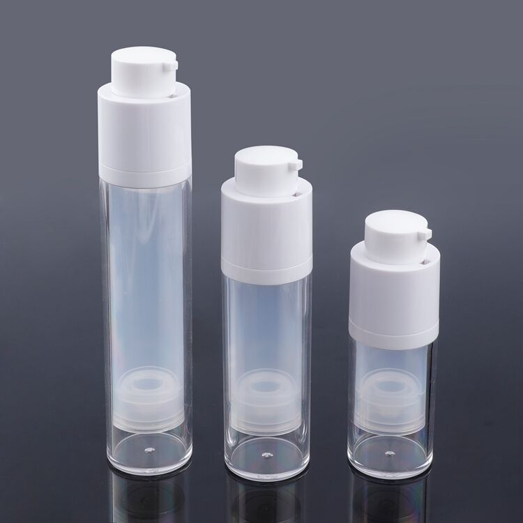 A06 Plastic Personal Care Acrylic 30ml Pump Bottle Airless for Cosmetic Packing,airless Pump Bottle 15ml,airless Pump Bottle 30ml details