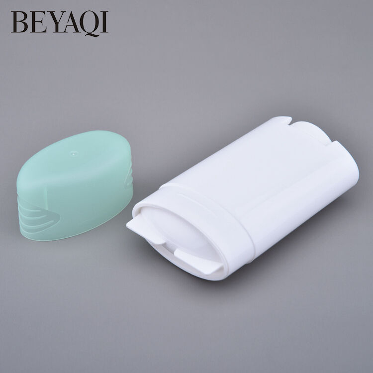 TB08 Natural Vegan Organic Body Deodorant Roll on Stick 40g 76g Oval Flat Perfume Body Deodorant Antiperspirant Stick factory
