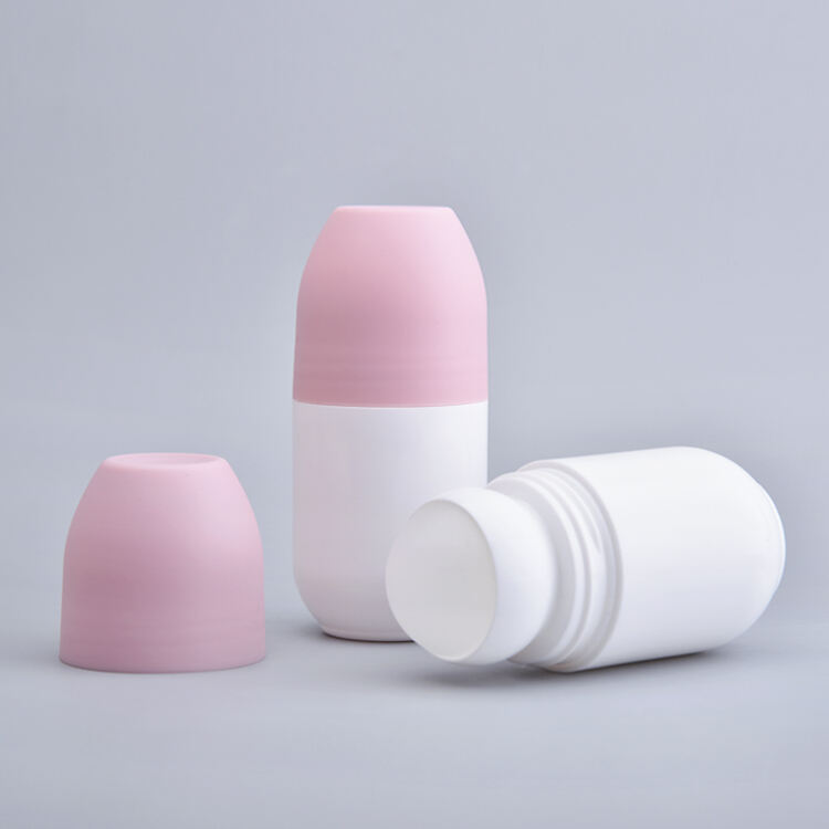B1027A Wholesale Custom Eco Friendly 75ml Empty Plastic Deodorant Roller Ball Bottles Empty Roll on Bottle Containers factory
