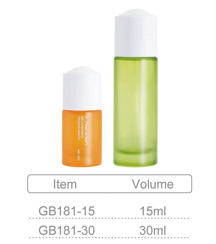 gb181 hot selling custom color skin care serum 30ml eye dropper bottle 1 oz flat shoulder pink dropper bottle for essential oil-1