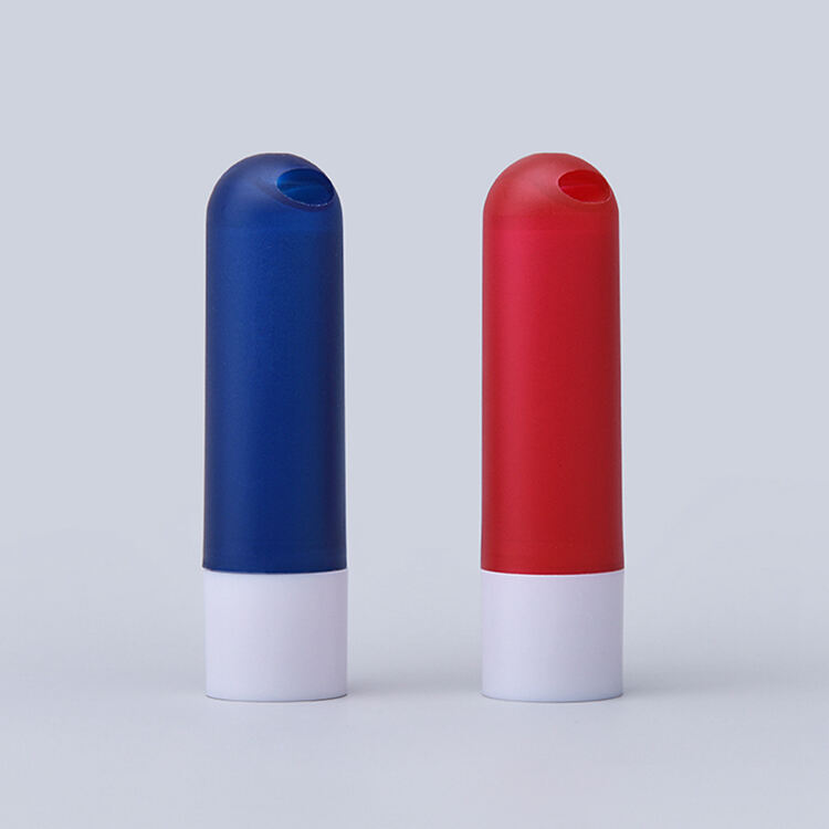 TB05 Custom Logo Cute Blue Red Lipgloss Tube Private Label 4.8g Mini Empty Lip Balm Lip Stick Containers
