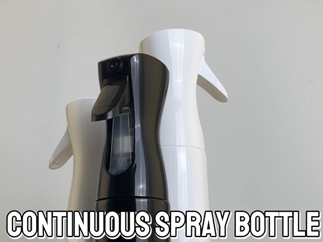 Continuous spray bottle