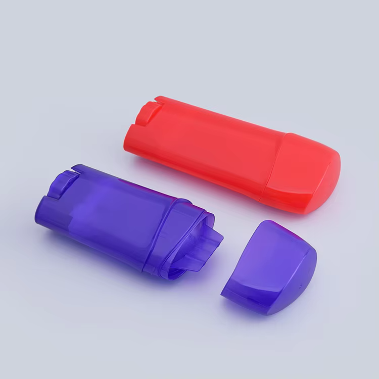 New Custom Luxury White PP Fragrance Deodorant Bottle 40g 65g Antiperspirant Women Men Plastic Solid Deodorant Stick Bottle supplier