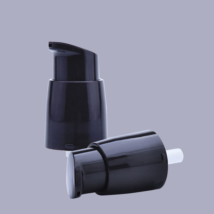 L5547 Skin Care Plastic Cap Press Liquid Found Facial Cleanser Cream Pump,black Plastic Treatment Pumps,black Pump Treatment