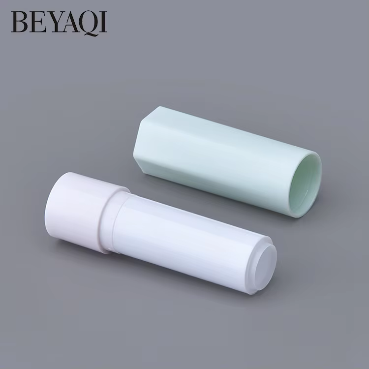 Luxury Lipstick Plastic Tube Custom Lip Balm Tubes Refillable Empty Pressing Tube 4.5g 4.8g Cosmetic Packing Makeup Container supplier