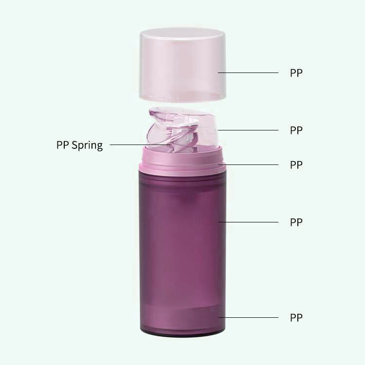 a21 pcr recycle empty 50ml 150ml cosmetic skin toner skin serum lotion foam dispenser 100ml eco friendly airless pump bottle-2