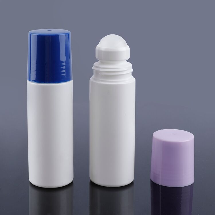 B1005 ECO High Quality PP Empty Antiperspirant Container 60ml Sport Body Roll on Bottle,PET Roll on Bottle,75g Deodorant Bottles factory