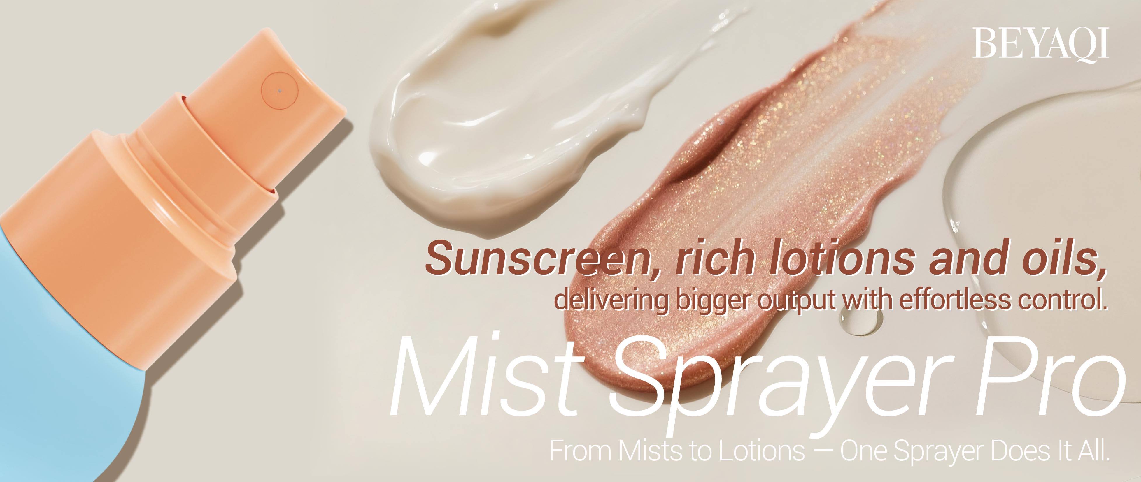 M6030 OEM Custom Wholesale Hand Sanitizer Face Moisturizer Portable Sunscreen Rich Lotion Oils Innovative Misty Sprayer Pro manufacture