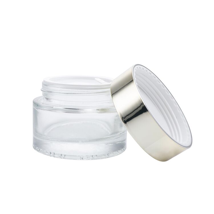 GB111 Custom 50g Luxury Cosmetic Jars Empty Cosmetic Body Face Cream Container Skin Care Jar With Lid manufacture