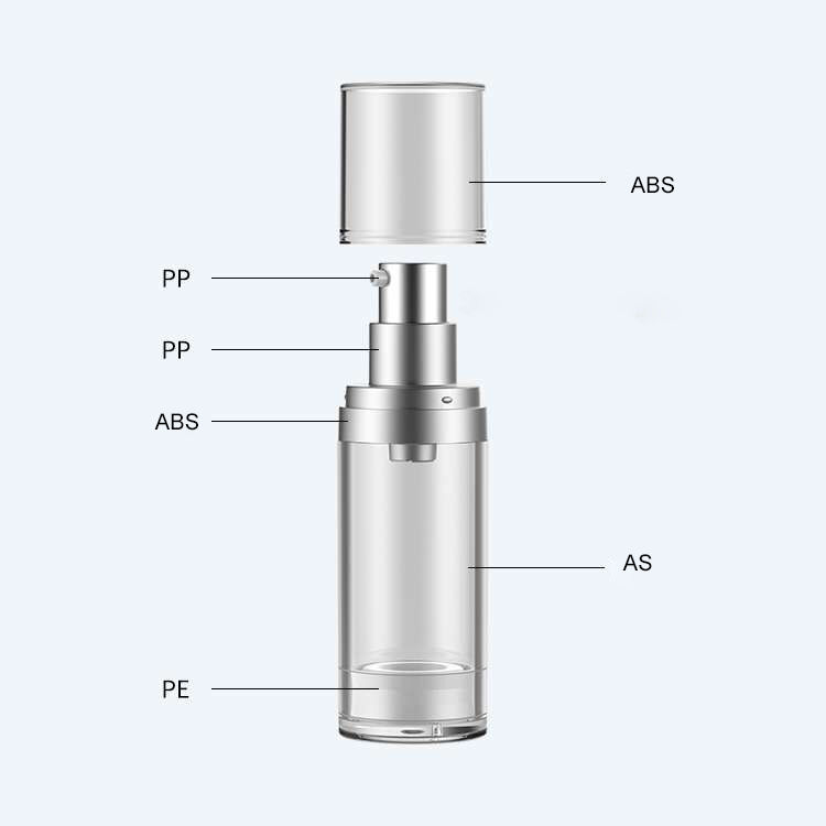 a09 15ml 20ml 30ml skin care packaging vacuum cream airtight screw cap airless pump lotion bottle-2