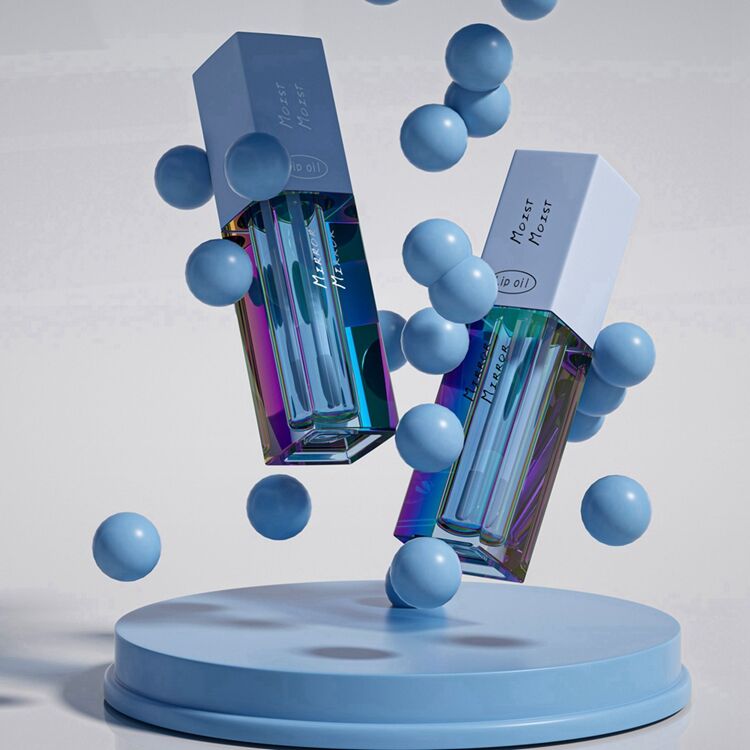 LG2010 Eco-friendly Custom logo Cosmetic square Plastic Lip Gloss Tubes,fancy Empty Lips Gloss Tube,big Wand Lip Gloss Tube manufacture