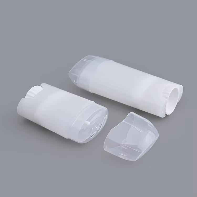 45g 80g White Deodorant Containers Plastic Twist up Top Filling Bottle Refillable Deodorant Stick Bottle factory