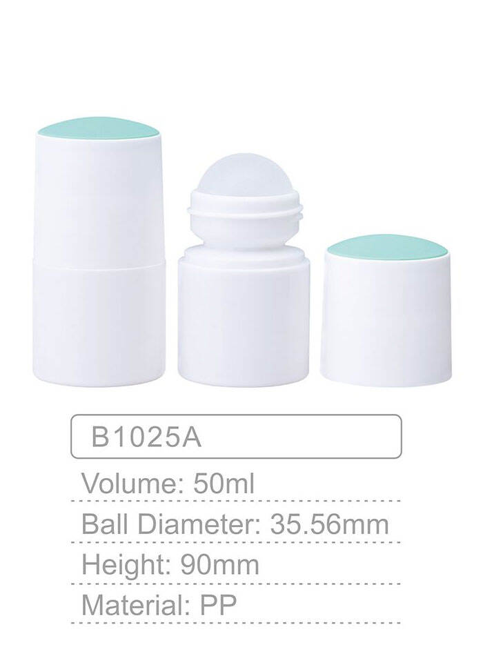 b1025a personal care custom liquid deodorant bottle50 ml roller bottlecustom matte plastic deodorant bottle-1