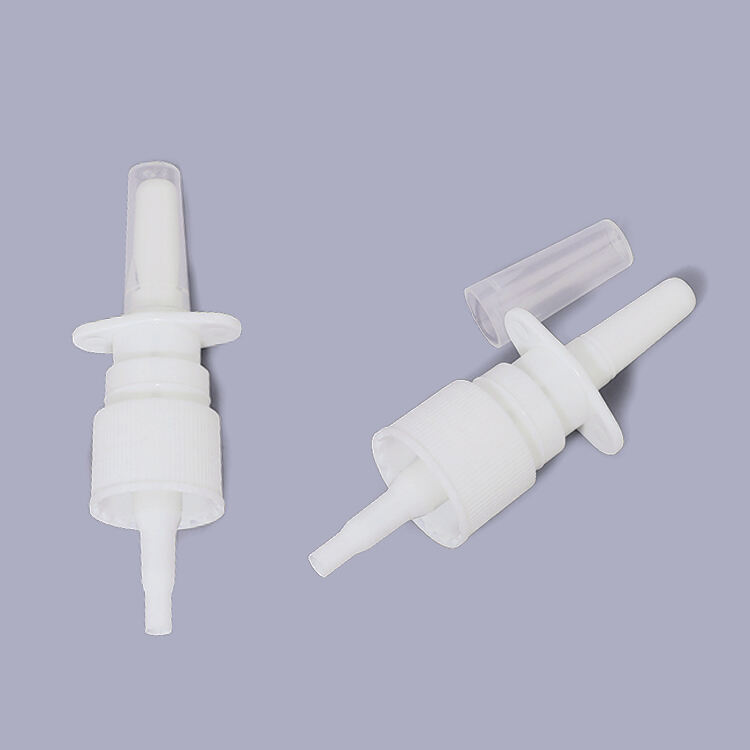 M6071 17/415 18/410 18/415 20/410 20/415 24/410 Wholesale Refillable Ribbed Smooth Plastic Nasal Spray