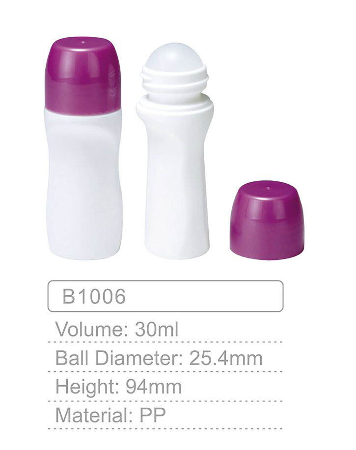 b1006 good selling wholesale modern style 30ml roll on bottle deodorant on saledeodorant roll on bottleroll on oil bottle-1
