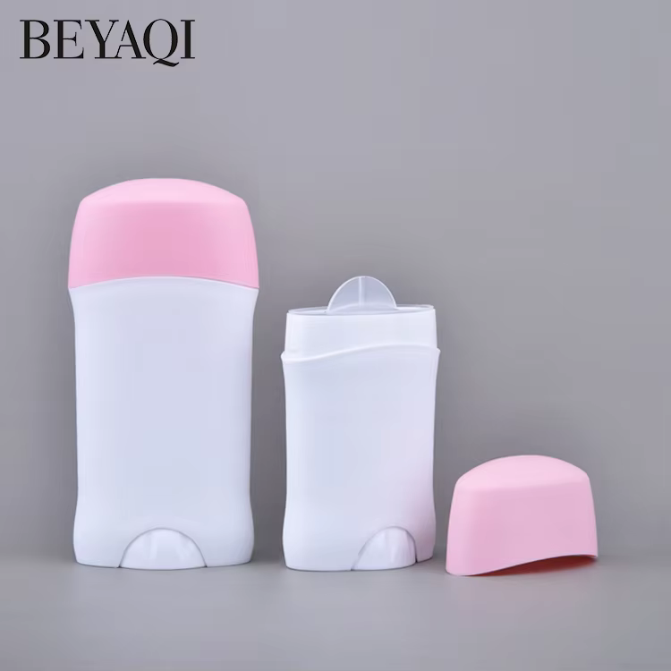 30g 50g 75g Empty Cosmetic Tube Flat Oval Plastic PP Perfume Deodorant Cream Sunscreen Blush Lipstick Lip Balm Stick Bottle details