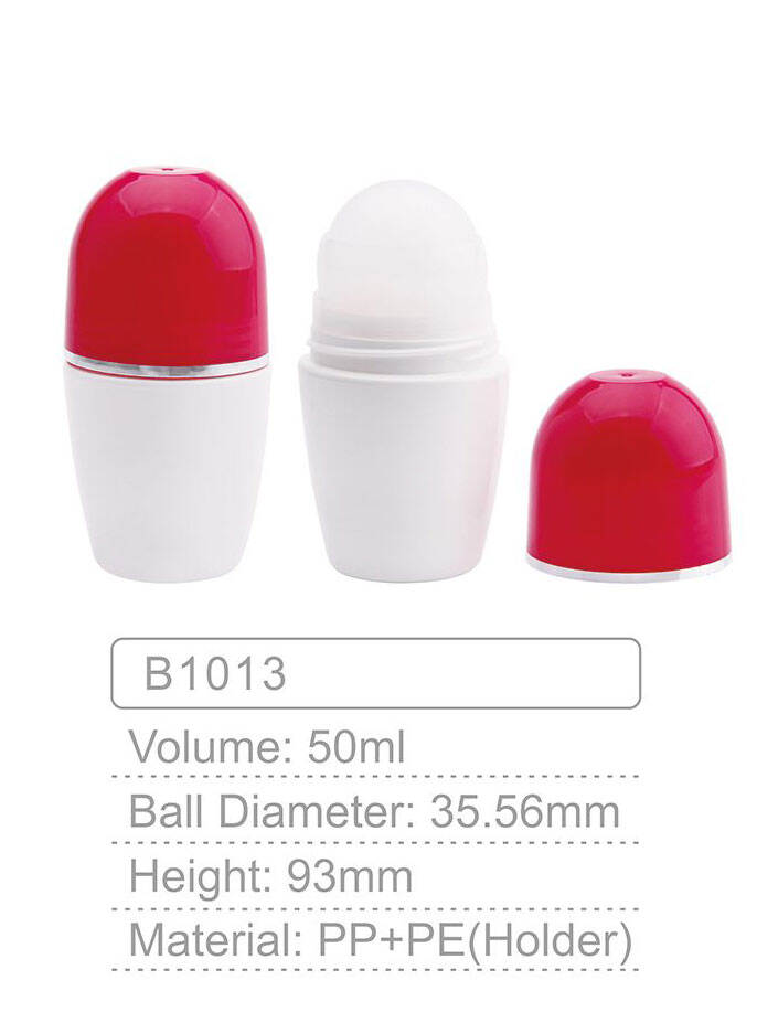 b1013 plastic empty antiperspirant body deodorant 50ml pink roller ball bottleroll on deodorant bottlespp plastic roll on bottle-1