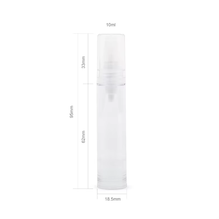 A05 Luxury 5ml 10ml 12ml 15ml Refillable Eco-friendly Airless Pump Bottle Cosmetic Package Container Bottle manufacture