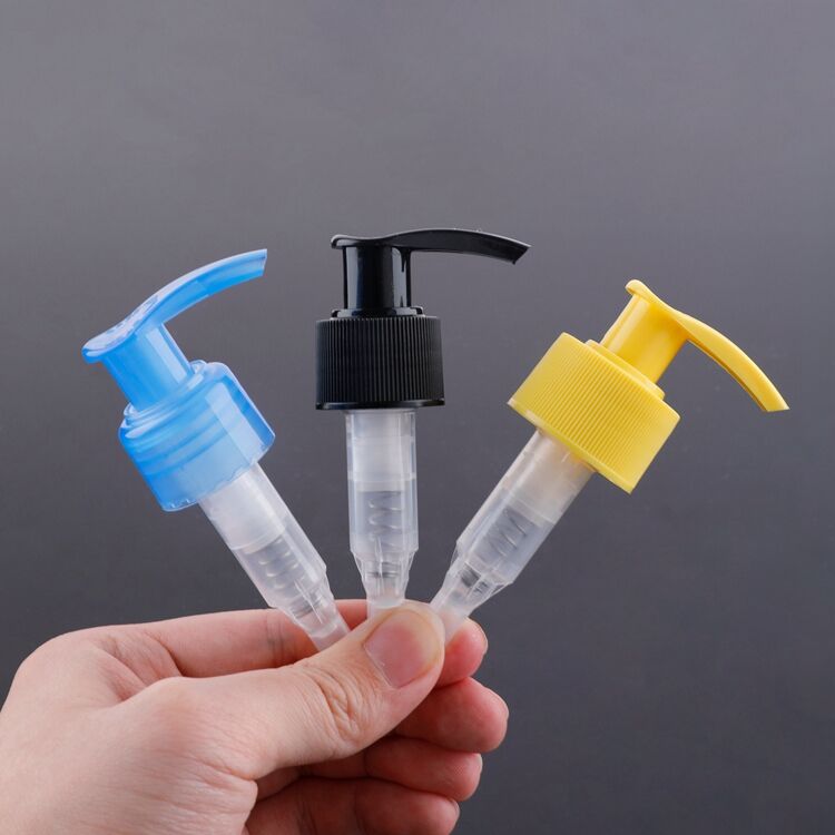 L5200 Clean Packaging Manufacture Customizable PCR Black Liquid Dispenser Clip Lock Plastic Body 28mm Lotion Pump,28 410 Lotion Pump manufacture